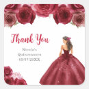 Search for red dress stickers 15th birthday party