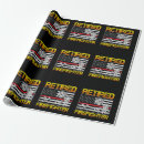 Search for retirement wrapping paper Firefighter