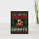 Search for giraffe christmas cards Snow