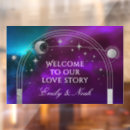 Search for our love story wedding signs Welcome
