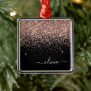 Search for black and gold christmas tree decorations Girly