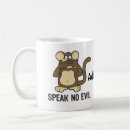 Search for evil monkeys mugs 3 wise monkeys