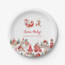 Search for santa baby plates Winter wonderland