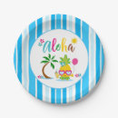 Search for luau paper plates Beach