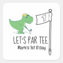 Search for dino birthday party stickers Square