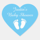 Search for blue baby footprints stickers Heart
