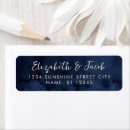 Search for navy gold return address labels Calligraphy