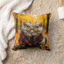 Search for wood log cushions Buffalo plaid
