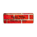 Search for brick return address labels Rustic