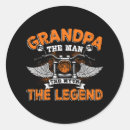 Search for man myth legend stickers Grandpa
