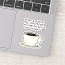 Search for caffeine addict stickers Vintage