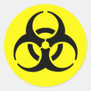 Search for biohazard symbol stickers Toxic