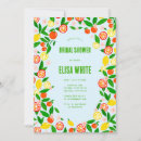 Search for citrus bridal shower invitations Modern