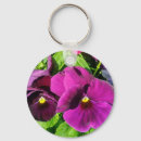 Search for pansy flower key rings Floral
