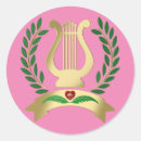Search for lyre stickers Music