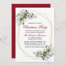 Search for red berries christmas invitations Red and green