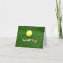 Search for tennis thank you cards Green