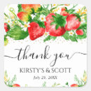 Search for strawberry wedding stickers Fruit