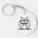 Search for funny owls key rings Barn owl