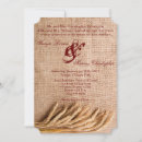 Search for sack invitations Burlap