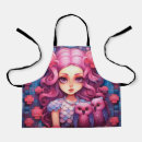 Search for paint party aprons Pink