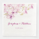 Search for purple orchid napkins Watercolor