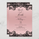 Search for peach black wedding invitations Modern