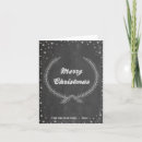 Search for chalkboard christmas cards Rustic