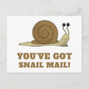 Search for cute whimsical postcards Snail
