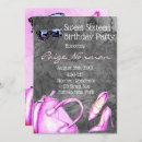 Search for sunglasses birthday invitations Black