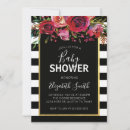 Search for black and white stripes baby shower invitations Mother to be