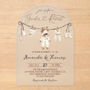 Search for boho gender reveal invitations Vintage