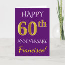 Search for 60th wedding anniversary cards Elegant