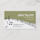Search for clef business cards Songwriter