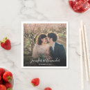 Search for bride and groom napkins Elegant