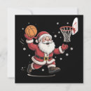 Search for funny basketball cards Santa