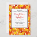 Search for maple wedding invitations Leaves