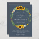 Search for boho sunflowers wedding invitations Simple