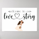Search for our love story wedding signs Bride