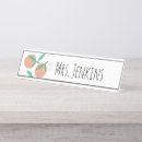 Search for orange name plates Citrus