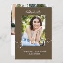 Search for monogram graduation invitations Chic
