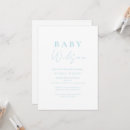 Search for simple baby boy shower invitations Minimal