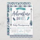Search for arrow baby shower invitations Feather
