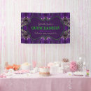 Search for quinceanera welcome signs Purple
