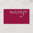 Search for serenity business cards Massage therapist