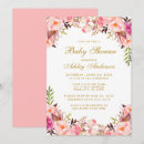 Search for flower garden baby shower invitations Pink