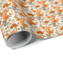 Search for burnt orange wrapping paper Fall