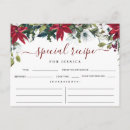 Search for christmas recipe cards Watercolor