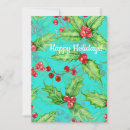 Search for plant christmas cards Watercolor