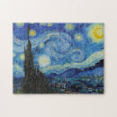 Search for starry sky puzzles Van gogh